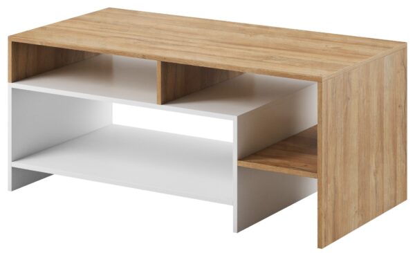 Τραπεζάκι σαλονιού Oak-Leuko Fusiko - Image 1