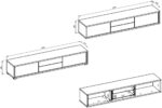 Έπιπλο τηλεόρασης Jennifer 2F2D-Fusiko - Image 3