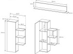 Σύνθετο σαλονιού Oak-Leuko Fusiko - Image 4