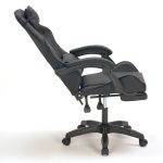 A9937 ΜΑΥΡΟ PVC ΠΟΛΥΘΡΟΝΑ GAMING/ΜΕ ΥΠΟΠΟΔΙΟ - Image 5