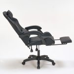 A9937 ΜΑΥΡΟ PVC ΠΟΛΥΘΡΟΝΑ GAMING/ΜΕ ΥΠΟΠΟΔΙΟ - Image 6