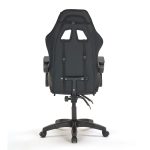 A9937 ΜΑΥΡΟ PVC ΠΟΛΥΘΡΟΝΑ GAMING/ΜΕ ΥΠΟΠΟΔΙΟ - Image 7