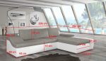 Γωνιακός καναπές Onar-Δεξιά-Ανθρακί - Image 3