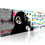 Πίνακας - Banksy: The Thinker Monkey 150x50