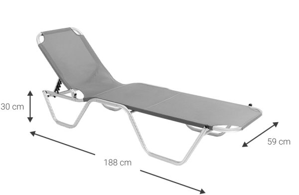 Ξαπλώστρα αλουμινίου Comfy-Mple - Image 5