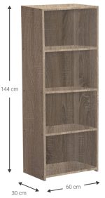Βιβλιοθήκη Eliot 4s-Wenge - Image 5