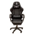 A9950 ΜΑΥΡΟ PVC ΠΟΛΥΘΡΟΝΑ GAMING/ΜΕ ΥΠΟΠΟΔΙΟ 61Χ62Χ45-118/54-127εκ. - Image 6