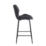 DYLAN BLACK VELVET ΥΦΑΣΜΑ 65εκ. ΣΚΑΜΠΟ ΜΕΤΑΛΛΙΚΟ 46X45X65-95εκ. - Image 3