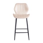 DYLAN BEIGE VELVET ΥΦΑΣΜΑ 65εκ. ΣΚΑΜΠΟ ΜΕΤΑΛΛΙΚΟ 46X45X65-95εκ. - Image 2