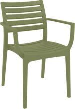ARTEMIS OLIVE GREEN ΠΟΛΥΘΡΟΝΑ ΠΟΛ/ΝΙΟΥ 58X58X83.5εκ.