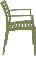 ARTEMIS OLIVE GREEN ΠΟΛΥΘΡΟΝΑ ΠΟΛ/ΝΙΟΥ 58X58X83.5εκ. - Image 3