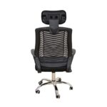 A1710 ΜΑΥΡΟ MESH ΠΟΛΥΘΡΟΝΑ ΓΡΑΦΕΙΟΥ 62Χ61Χ44-109/54-121εκ. - Image 4