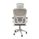 A9935 WHITE/GREY MESH ΠΟΛΥΘΡΟΝΑ ΓΡΑΦΕΙΟΥ 62Χ64Χ42-114/52-125εκ. - Image 4