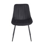 BONY BLACK VELVET ΥΦΑΣΜΑ ΚΑΡΕΚΛΑ ΜΕΤΑΛΛΙΚΗ 51X58X87εκ. - Image 2