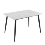 LOBY CERAMIC WHITE MARBLE 120Χ80Χ75εκ. ΤΡΑΠΕΖΙ