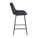 ERMINA BLACK VELVET ΥΦΑΣΜΑ 64εκ. ΣΚΑΜΠΟ ΜΕΤΑΛΛΙΚΟ 49X50X64-94εκ. - Image 3