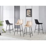 ERMINA BLACK VELVET ΥΦΑΣΜΑ 64εκ. ΣΚΑΜΠΟ ΜΕΤΑΛΛΙΚΟ 49X50X64-94εκ. - Image 4