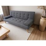 MERYL GREY ΥΦΑΣΜΑ ΚΑΝΑΠΕΣ ΚΡΕΒΑΤΙ 170X81X74εκ. - Image 6