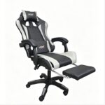 A6060 ΜΑΥΡΟ/ΓΚΡΙ ΠΟΛΥΘΡΟΝΑ GAMING/ΜΕ ΥΠΟΠΟΔΙΟ 64X62X113-121εκ. - Image 4