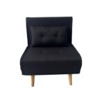 SARA BLACK ΥΦΑΣΜΑ ΠΟΛΥΘΡΟΝΑ/ΚΡΕΒΑΤΙ 75X80X84εκ. - Image 5