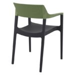 TULUM BLACK/OLIVE GREEN ΠΟΛΥΘΡΟΝΑ ΠΟΛ/ΝΙΟΥ 55X52X79εκ. - Image 2
