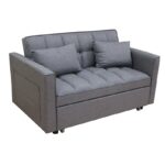 WIND GREY ΥΦΑΣΜΑ ΚΑΝΑΠΕΣ/ΚΡΕΒΑΤΙ 140X85X82εκ.