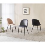 RIO BEIGE VELVET ΥΦΑΣΜΑ ΚΑΡΕΚΛΑ ΜΕΤΑΛΛΙΚΗ 50X52X81εκ. - Image 4