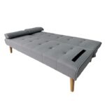 MERYL LIGHT GREY ΥΦΑΣΜΑ ΚΑΝΑΠΕΣ ΚΡΕΒΑΤΙ 170X81X74εκ. - Image 3