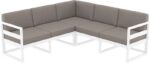 MYKONOS ΜΑΞΙΛΑΡΙ ΓΩΝΙΑΣ LIGHT BROWN  (1ΤΕΜ) 58Χ16Χ35εκ.