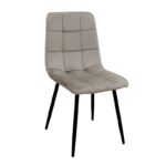 OSCAR CAPPUCCINO VELVET ΥΦΑΣΜΑ ΚΑΡΕΚΛΑ ΜΕΤΑΛΛΙΚΗ 43Χ51Χ90εκ.